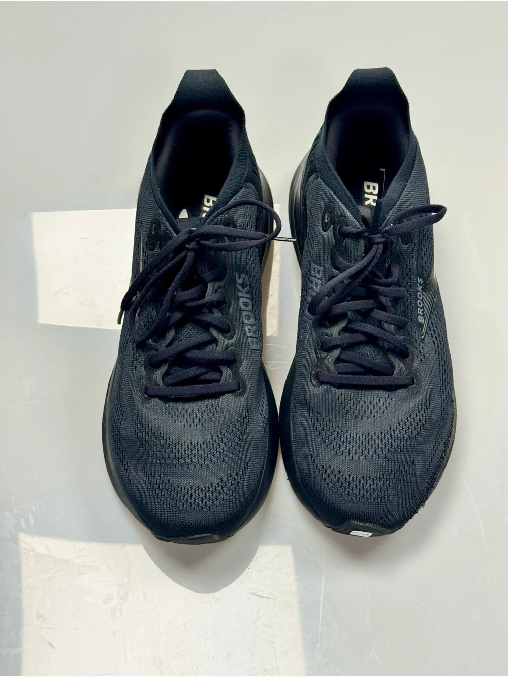 Brooks Adrenaline GTS 25 Men’s 11 Wide 2E Triple Black Running Shoes